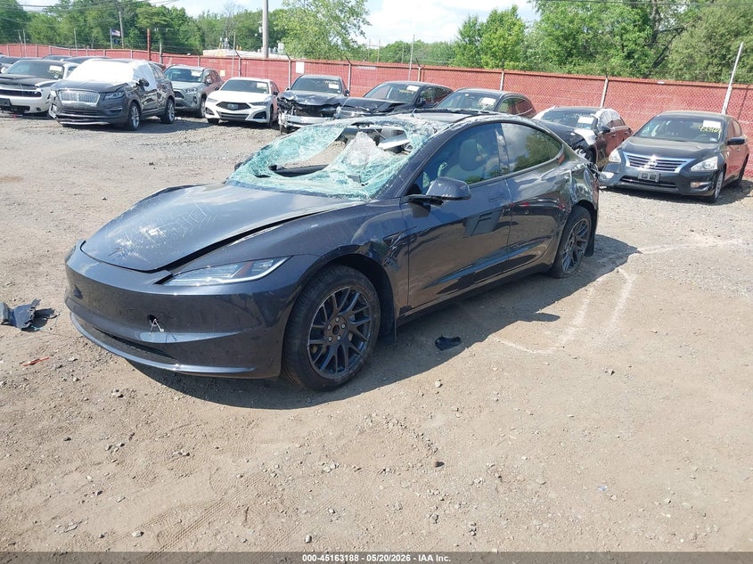 2026 Tesla Model 3 VIN 5YJ3E1EA1TF147052 IAAI salvage auction — ROLLOVER, Salvage (Idaho), sold $1,000 on 2026-07-29 (photo 2)