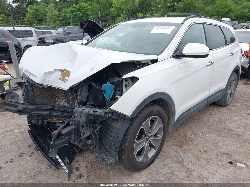 2014 Hyundai Santa fe VIN KM8SM4HF2EU056479 IAAI salvage auction — FRONT END, Clear (Oklahoma), sold $675 on 2026-07-15 (photo 2)