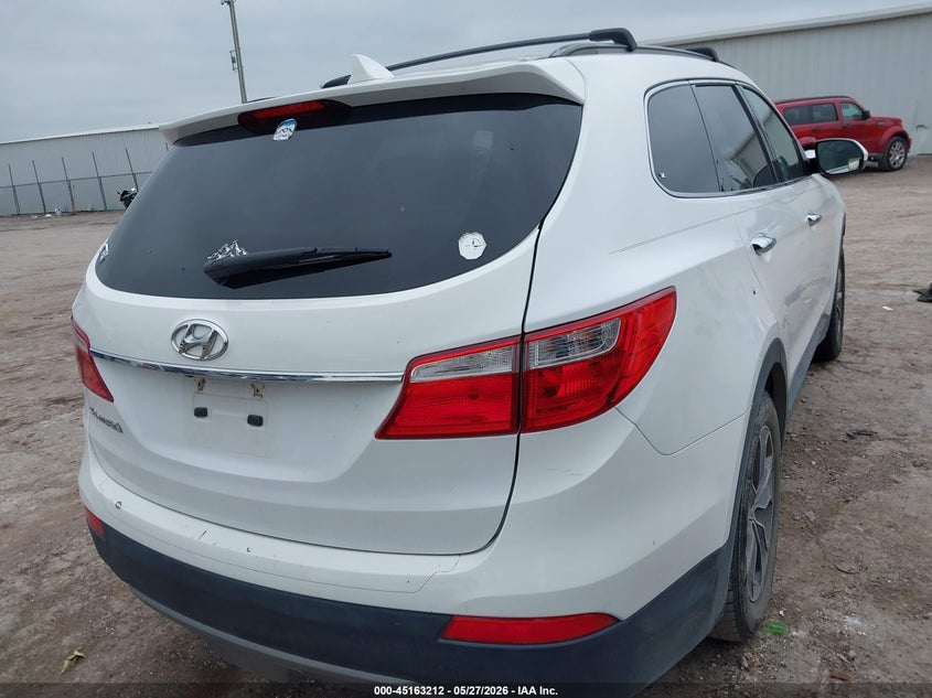 2014 Hyundai Santa fe VIN KM8SM4HF2EU056479 IAAI salvage auction — FRONT END, Clear (Oklahoma), sold $675 on 2026-07-15 (photo 4)