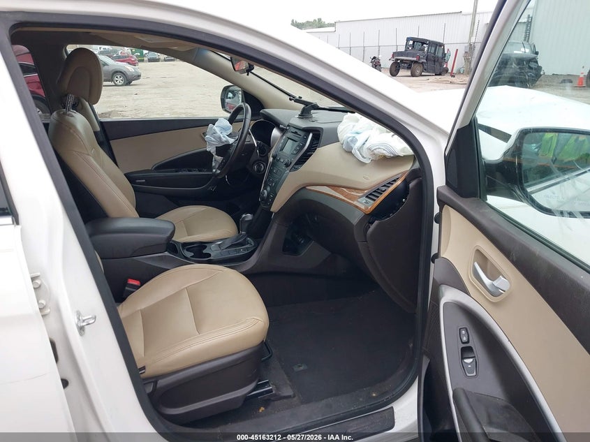 2014 Hyundai Santa fe VIN KM8SM4HF2EU056479 IAAI salvage auction — FRONT END, Clear (Oklahoma), sold $675 on 2026-07-15 (photo 5)