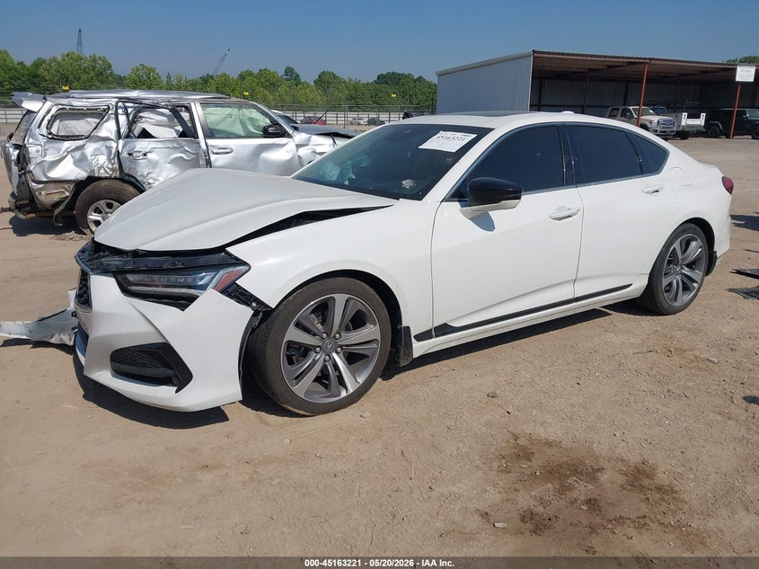 2021 Acura Tlx VIN 19UUB6F65MA001897 IAAI salvage auction — FRONT END, Salvage (Tennessee), sold $4,150 on 2026-07-11 (photo 2)