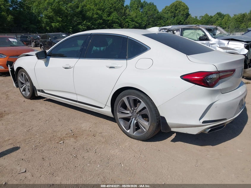 2021 Acura Tlx VIN 19UUB6F65MA001897 IAAI salvage auction — FRONT END, Salvage (Tennessee), sold $4,150 on 2026-07-11 (photo 3)