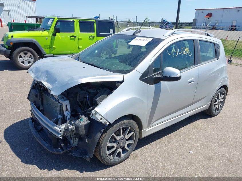 2015 Chevrolet Spark VIN KL8CF6S98FC762390 IAAI salvage auction — FRONT END, Salvage Title, sold $1,250 on 2026-07-20 (photo 2)