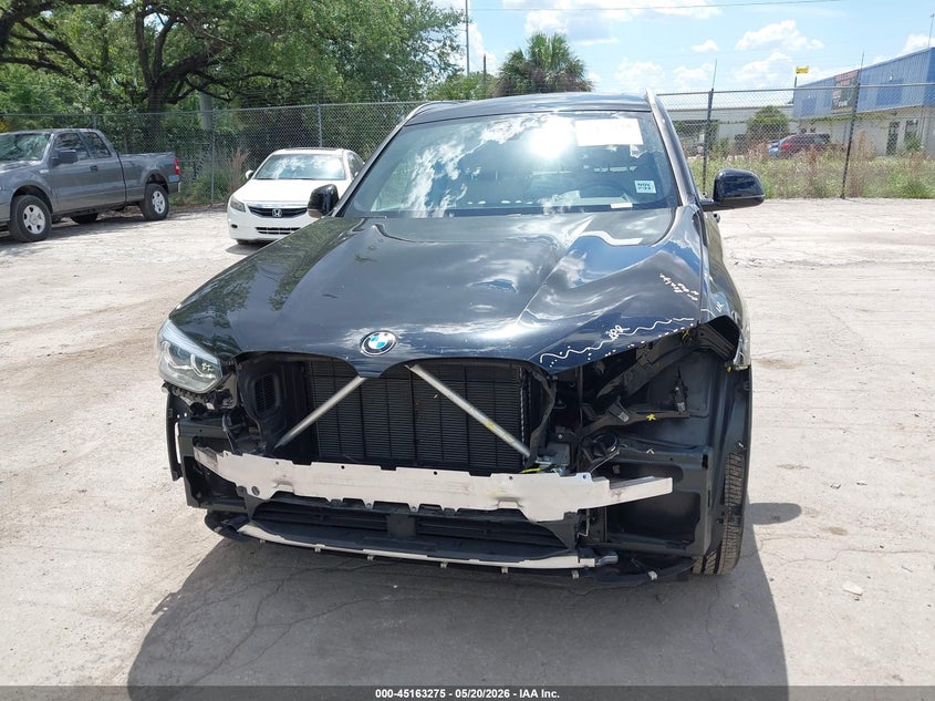 2021 BMW X3 VIN 5UXTY3C08M9F36815 IAAI salvage auction — FRONT END, Rebuildable (Florida), sold $10,500 on 2026-07-29 (photo 6)