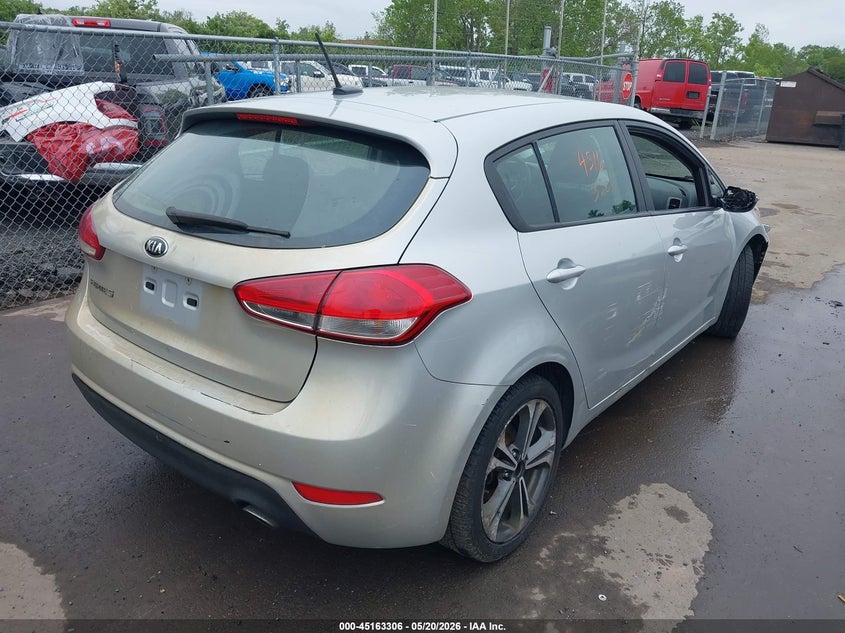 2017 Kia Forte VIN KNAFK5A80H5672349 IAAI salvage auction — THEFT, Salvage (Ohio), sold $875 on 2026-07-21 (photo 4)