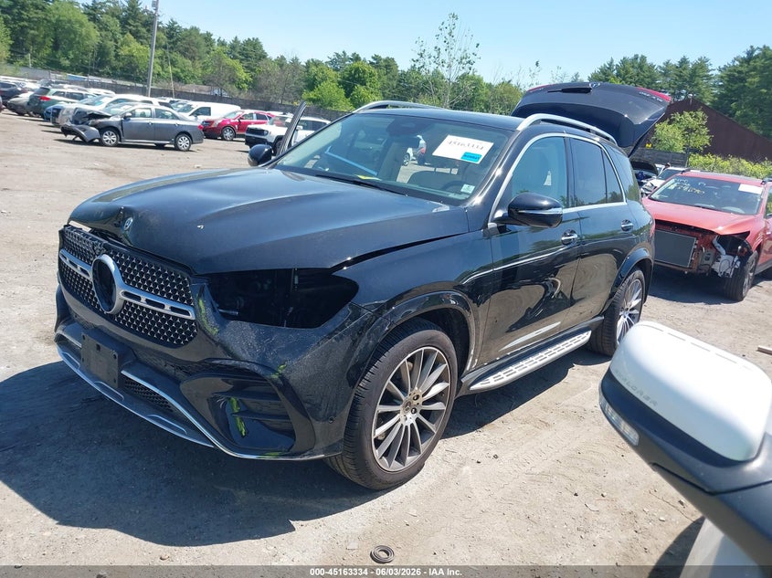 2025 Mercedes-benz Gle VIN 4JGFB4FBXSB325004 IAAI salvage auction — FRONT END, Salvage Title, sold $35,500 on 2026-07-30 (photo 2)