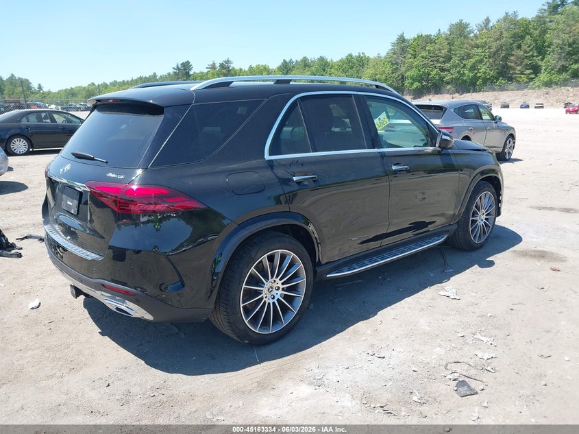 2025 Mercedes-benz Gle VIN 4JGFB4FBXSB325004 IAAI salvage auction — FRONT END, Salvage Title, sold $35,500 on 2026-07-30 (photo 4)