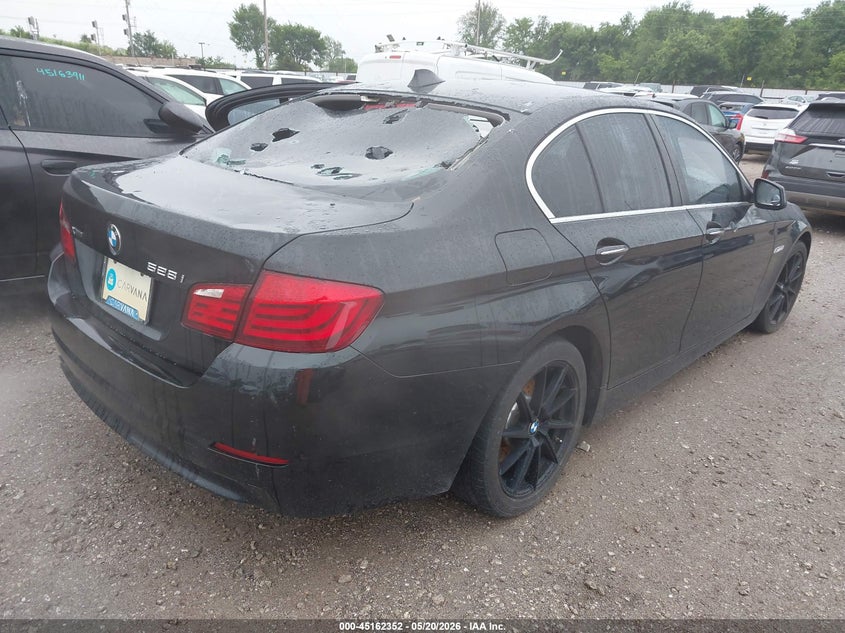 2013 BMW 5er VIN WBAXH5C56DDW13036 IAAI salvage auction — HAIL, Clear (Missouri), sold $825 on 2026-07-27 (photo 4)