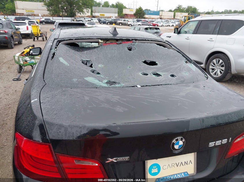 2013 BMW 5er VIN WBAXH5C56DDW13036 IAAI salvage auction — HAIL, Clear (Missouri), sold $825 on 2026-07-27 (photo 6)