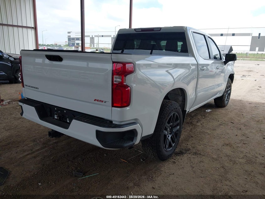 2026 Chevrolet Silverado 1500 VIN 1GCPAWEK0TZ168567 IAAI salvage auction — FRONT END, Salvage (Texas), sold $9,300 on 2026-07-07 (photo 4)