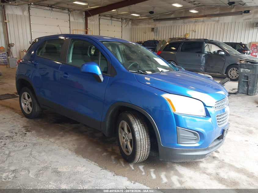 2015 Chevrolet Trax VIN KL7CJPSB1FB226320 IAAI salvage auction — FRONT END, Clear (Michigan), sold $475 on 2026-07-28 (photo 1)