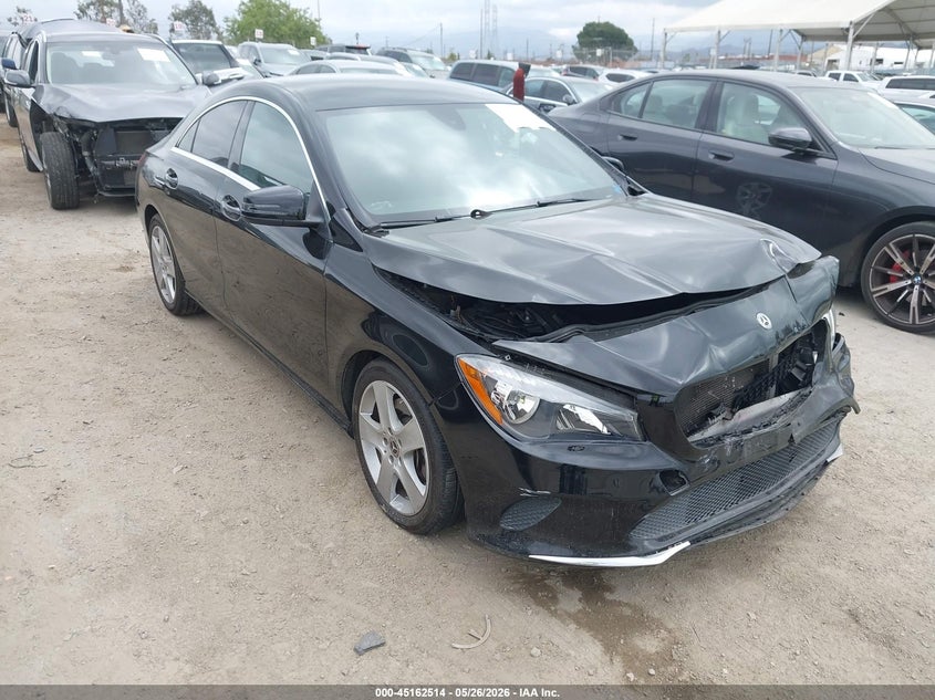 2018 Mercedes-benz Cla-klasse VIN WDDSJ4EB0JN680869 IAAI salvage auction — FRONT END, Salvage (California), sold $1,975 on 2026-07-22 (photo 1)