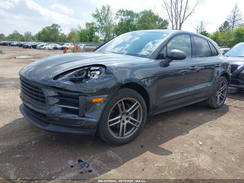 2020 Porsche Macan VIN WP1AA2A57LLB10536 IAAI salvage auction — LEFT FRONT, Clear (Michigan), sold $13,375 on 2026-07-30 (photo 2)