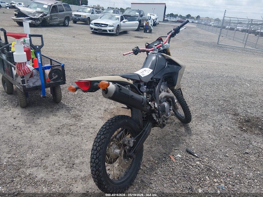 2017 Honda Crf250x VIN MLHMD4415H5001754 IAAI salvage auction — THEFT, Salvage (Louisiana), sold $1,250 on 2026-07-08 (photo 4)
