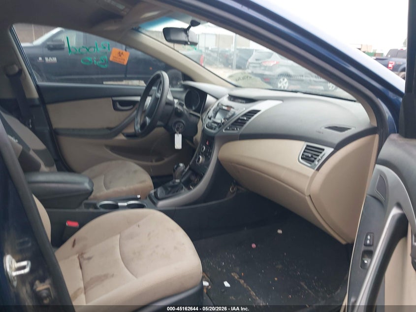 2015 Hyundai Elantra VIN KMHDH4AEXFU331094 IAAI salvage auction — HAIL, Clear (Oklahoma), sold $25 on 2026-07-29 (photo 5)