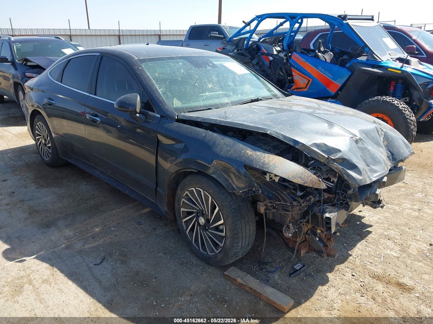 2023 Hyundai Sonata VIN KMHL34JJ5PA067163 IAAI salvage auction — FRONT END, Salvage (Texas), sold $2,550 on 2026-07-28 (photo 1)