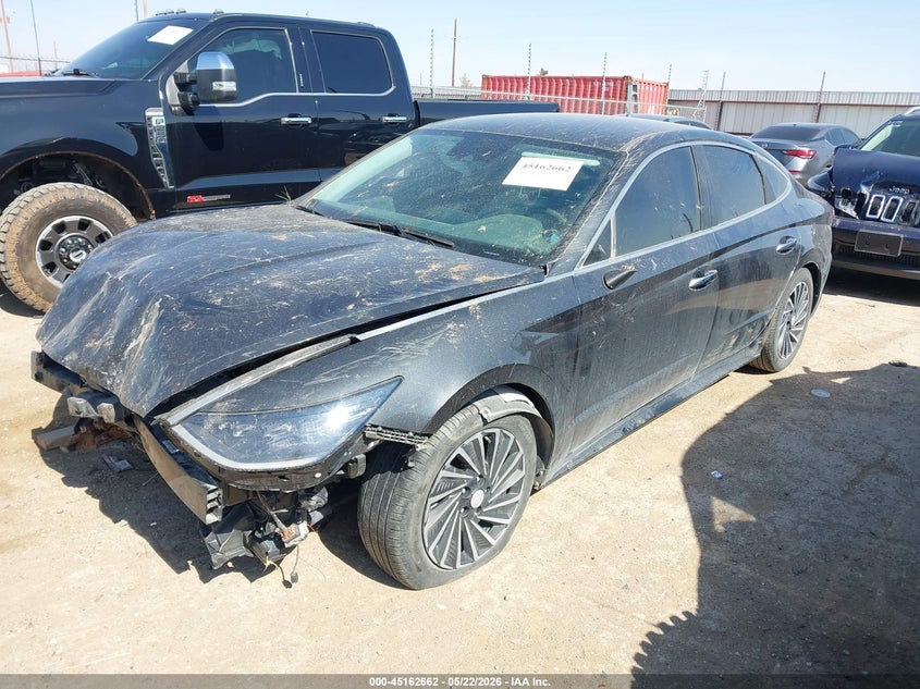 2023 Hyundai Sonata VIN KMHL34JJ5PA067163 IAAI salvage auction — FRONT END, Salvage (Texas), sold $2,550 on 2026-07-28 (photo 2)