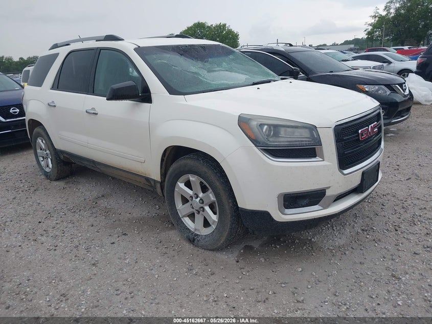 2015 GMC Acadia VIN 1GKKRPKD2FJ222182 IAAI salvage auction — Hail, Salvage, sold $900 on 2026-10-19 (photo 1)