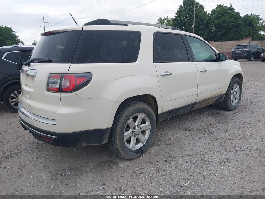 2015 GMC Acadia VIN 1GKKRPKD2FJ222182 IAAI salvage auction — Hail, Salvage, sold $900 on 2026-10-19 (photo 4)