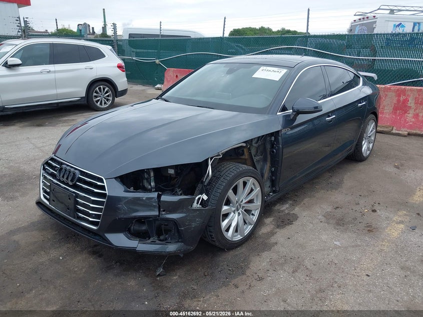 2018 Audi A5 VIN WAUBNCF51JA087723 IAAI salvage auction — FRONT END, Salvage - 75% Or Less (Maryland), sold $7,000 on 2026-07-30 (photo 2)
