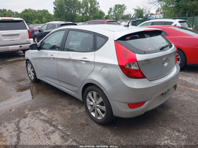 2014 Hyundai Accent VIN KMHCU5AE3EU173970 IAAI salvage auction — FRONT END, Salvage (Kansas), sold $1,100 on 2026-07-15 (photo 3)