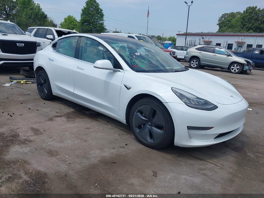 2018 Tesla Model 3 VIN 5YJ3E1EB1JF096965 IAAI salvage auction — REAR END, Salvage (Idaho), sold $4,600 on 2026-07-09 (photo 1)