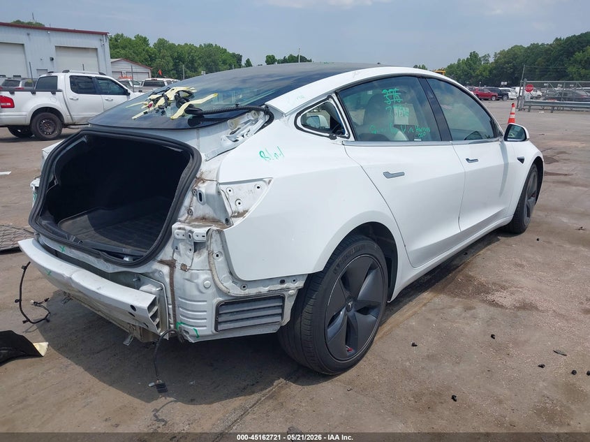 2018 Tesla Model 3 VIN 5YJ3E1EB1JF096965 IAAI salvage auction — REAR END, Salvage (Idaho), sold $4,600 on 2026-07-09 (photo 4)