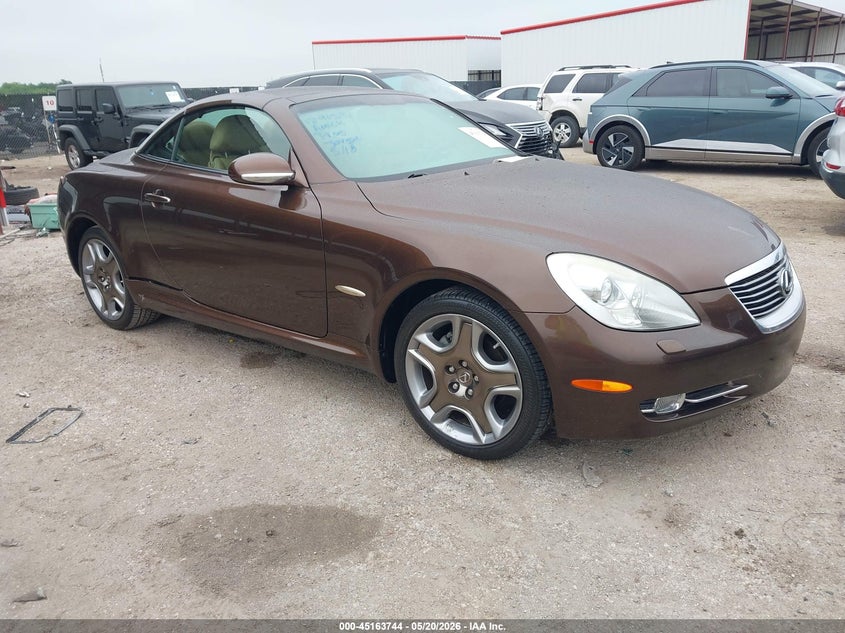 2006 Lexus Sc 430 VIN JTHFN48Y769000562 IAAI salvage auction — SIDE, Original (Texas), sold $13,900 on 2026-08-15 (photo 1)
