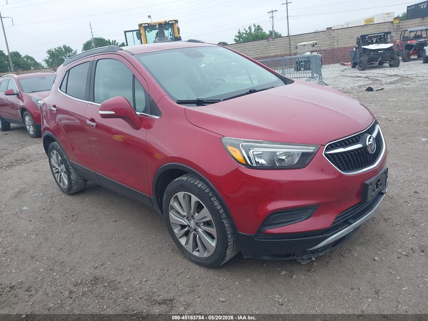 2017 Buick Encore VIN KL4CJASB1HB161319 IAAI salvage auction — HAIL, Clear (Missouri), sold $3,450 on 2026-07-20 (photo 1)