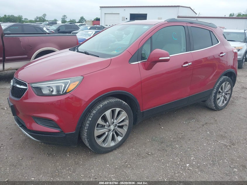 2017 Buick Encore VIN KL4CJASB1HB161319 IAAI salvage auction — HAIL, Clear (Missouri), sold $3,450 on 2026-07-20 (photo 2)