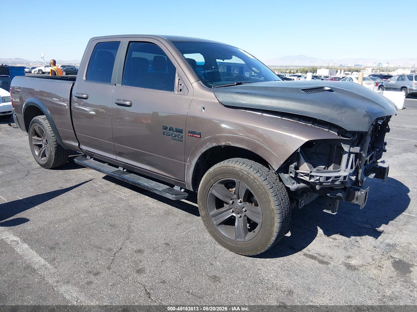 2021 Ram 1500 VIN 1C6RR6GT4MS534569 IAAI salvage auction — FRONT END, Salvage (Nevada), sold $4,750 on 2026-07-24 (photo 1)