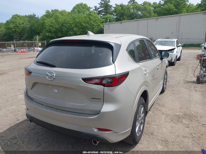 2025 Mazda Cx-5 VIN JM3KFBCM1S0713730 IAAI salvage auction — LEFT FRONT, Salvage (Massachusetts), sold $8,800 on 2026-07-21 (photo 4)