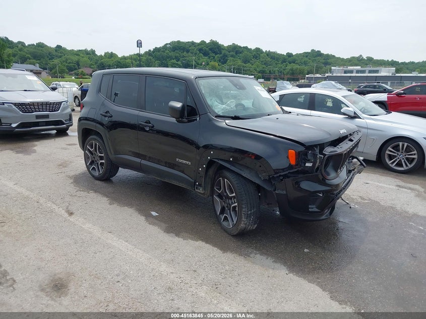 2021 Jeep Renegade VIN ZACNJDAB4MPN13761 IAAI salvage auction — FRONT END, Salvage (Missouri), sold $1,300 on 2026-07-28 (photo 1)