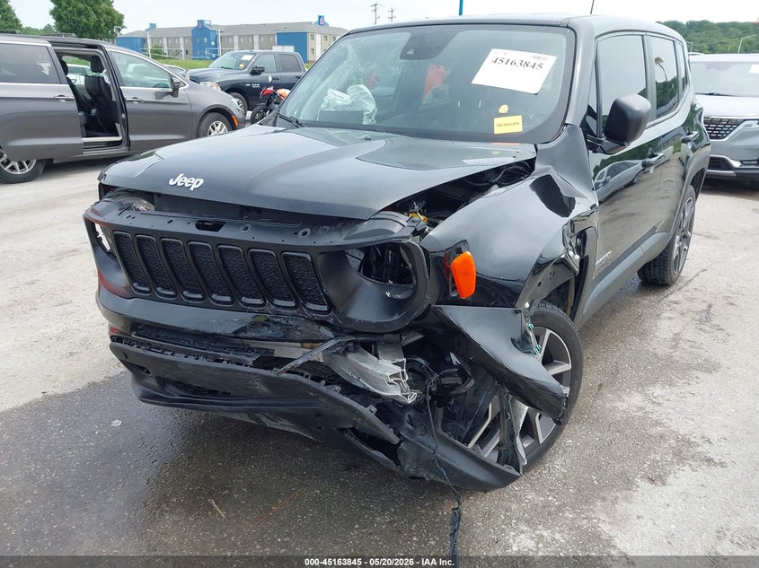 2021 Jeep Renegade VIN ZACNJDAB4MPN13761 IAAI salvage auction — FRONT END, Salvage (Missouri), sold $1,300 on 2026-07-28 (photo 6)