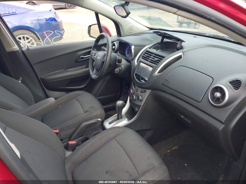 2015 Chevrolet Trax VIN KL7CJRSB5FB058774 IAAI salvage auction — LEFT REAR, Clear (Indiana), sold $1,700 on 2026-07-07 (photo 5)