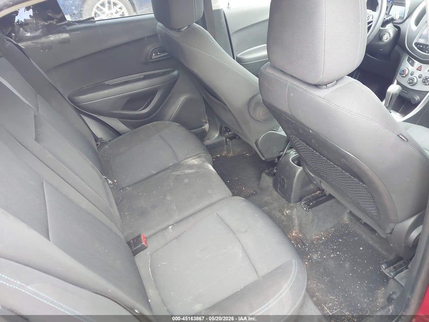 2015 Chevrolet Trax VIN KL7CJRSB5FB058774 IAAI salvage auction — LEFT REAR, Clear (Indiana), sold $1,700 on 2026-07-07 (photo 8)