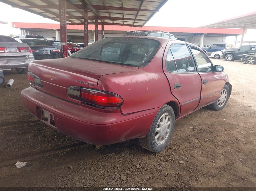 1993 Geo Prizm VIN 1Y1SK5388PZ062863 IAAI salvage auction — UNKNOWN, Salvage (Arizona), sold $250 on 2026-07-21 (photo 4)
