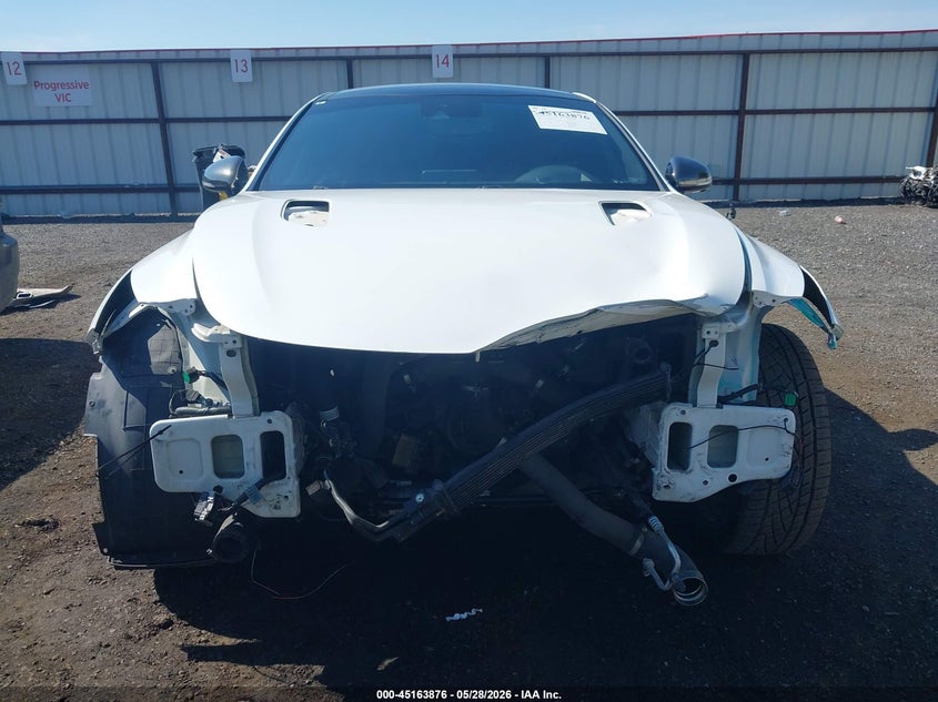 2018 Kia Stinger VIN KNAE55LC5J6027667 IAAI salvage auction — FRONT END, Salvage Title, sold $3,300 on 2026-07-07 (photo 6)