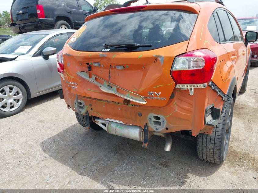 2013 Subaru Xv VIN JF2GPAGC8D2218604 IAAI salvage auction — REAR END, Certificate Of Title (Nebraska), sold $3,550 on 2026-07-12 (photo 6)