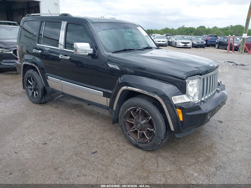2012 Jeep Liberty (north america) VIN 1C4PJLCK9CW147848 IAAI salvage auction — LEFT REAR, Salvage (Illinois), sold $375 on 2026-07-23 (photo 1)