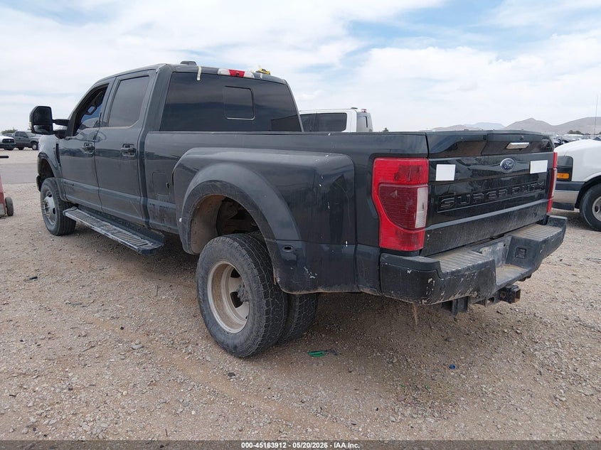 2021 Ford F350 VIN 1FT8W3DT8MED79703 IAAI salvage auction — FRONT & REAR, Clear (Colorado), sold $8,600 on 2026-09-30 (photo 3)