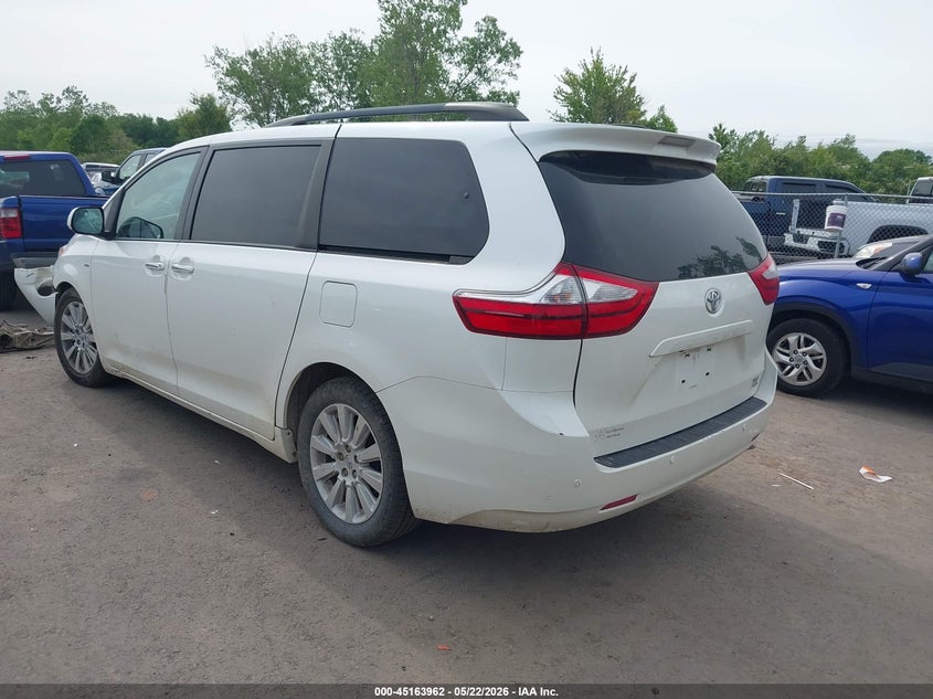 2016 Toyota Sienna VIN 5TDDK3DC8GS130942 IAAI salvage auction — FRONT END, Salvage (Ohio), sold $1,775 on 2026-07-14 (photo 3)