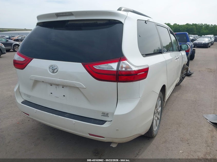 2016 Toyota Sienna VIN 5TDDK3DC8GS130942 IAAI salvage auction — FRONT END, Salvage (Ohio), sold $1,775 on 2026-07-14 (photo 4)