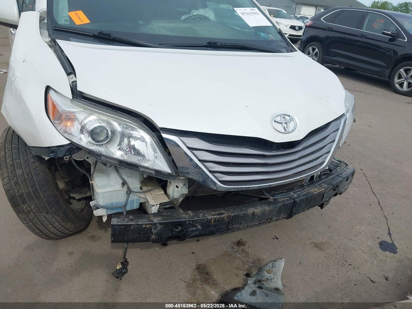 2016 Toyota Sienna VIN 5TDDK3DC8GS130942 IAAI salvage auction — FRONT END, Salvage (Ohio), sold $1,775 on 2026-07-14 (photo 6)