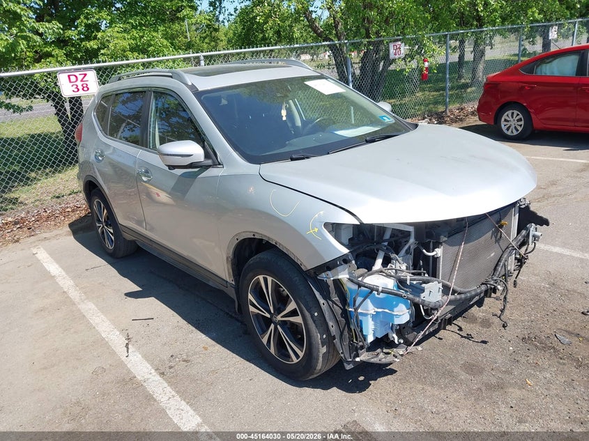 2019 Nissan Rogue VIN JN8AT2MV6KW380074 IAAI salvage auction — FRONT END, Salvage (New Jersey), sold $3,800 on 2026-07-30 (photo 1)