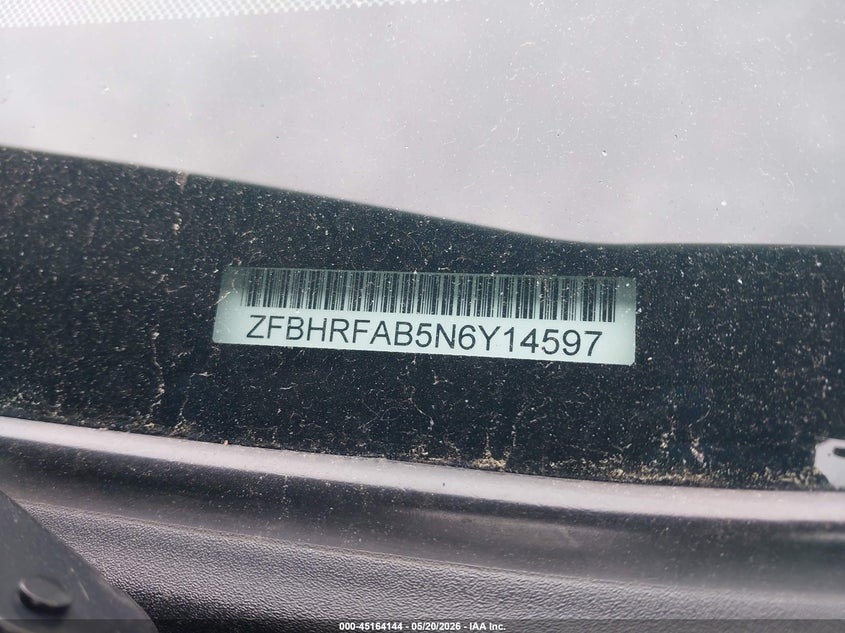 2022 Ram Promaster city VIN ZFBHRFAB5N6Y14597 IAAI salvage auction — FRONT END, Scrap (Michigan), sold $1,700 on 2026-07-30 (photo 9)