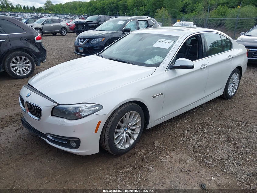 2014 BMW 5er VIN WBA5A5C58ED511895 IAAI salvage auction — FRONT END, Salvage (Illinois), sold $2,150 on 2026-07-22 (photo 2)