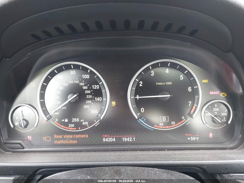 2014 BMW 5er VIN WBA5A5C58ED511895 IAAI salvage auction — FRONT END, Salvage (Illinois), sold $2,150 on 2026-07-22 (photo 7)