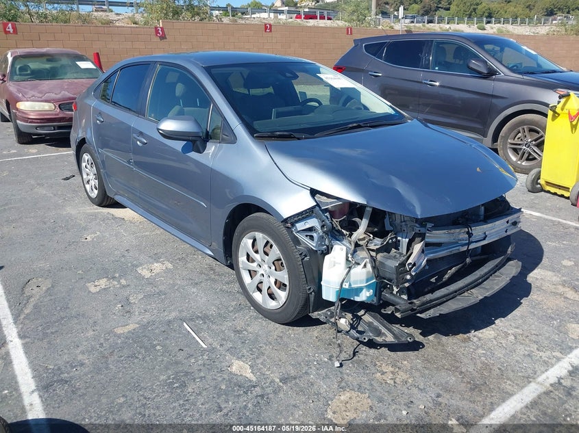 2020 Toyota Corolla VIN JTDEPRAE3LJ030110 IAAI salvage auction — FRONT END, Salvage (California), sold $5,325 on 2026-07-15 (photo 1)