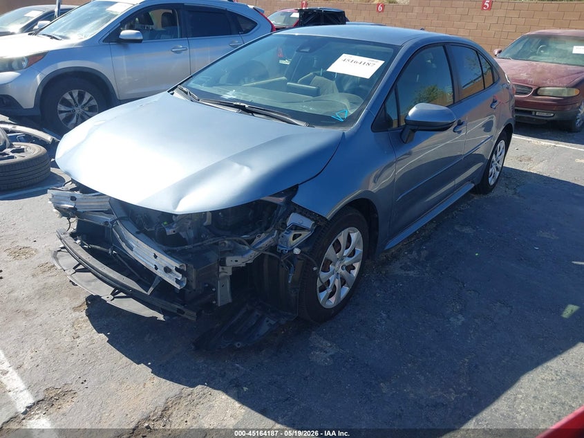 2020 Toyota Corolla VIN JTDEPRAE3LJ030110 IAAI salvage auction — FRONT END, Salvage (California), sold $5,325 on 2026-07-15 (photo 2)
